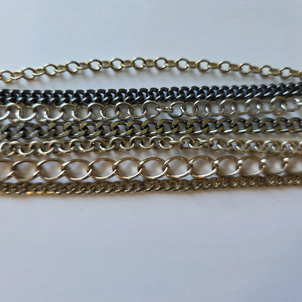 Caroll Paris Silver and Gold Multi-Chain Bracelet - Like-new Condition!